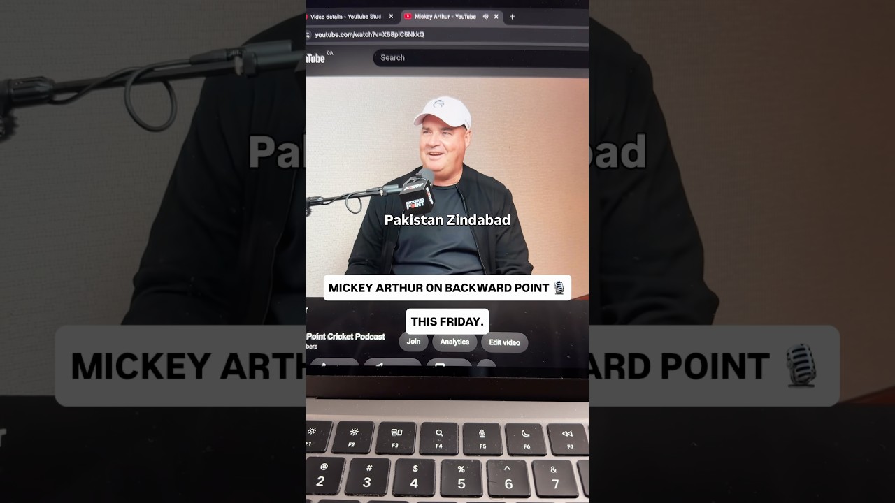 Mickey Arthur on Backward Point Podcast 🚨| This Friday! | #shorts #cricket #mickeyarthur