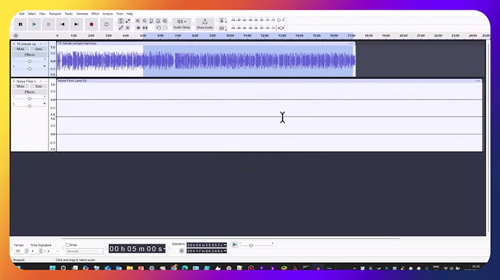 ACX Checks - Fix Low noise floor using Audacity