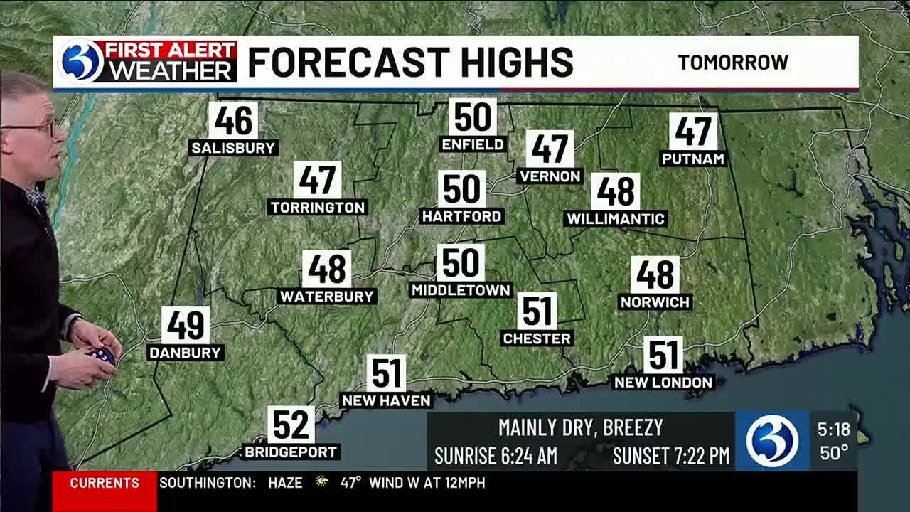 FORECAST: Trending drier, brighter & milder this weekend - YouTube