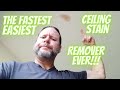 Fastest, Easiest Ceiling Stain Removal Technique Ever - No Mess!