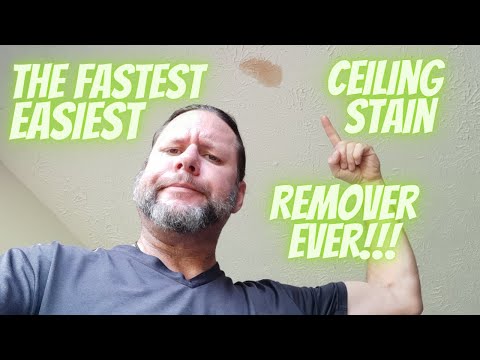 Video: Streaks And Stains On The Ceiling, Causes And Methods Of Correction