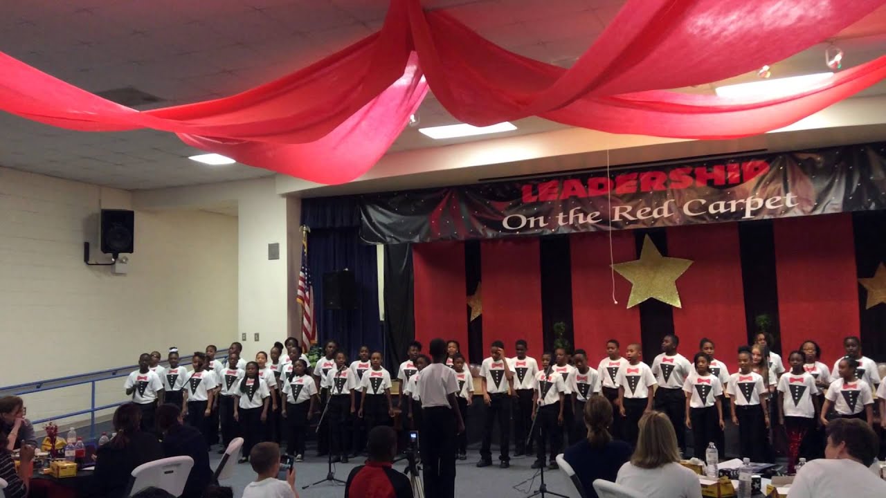 St. Stephen Elementary School chorus singing Happy YouTube