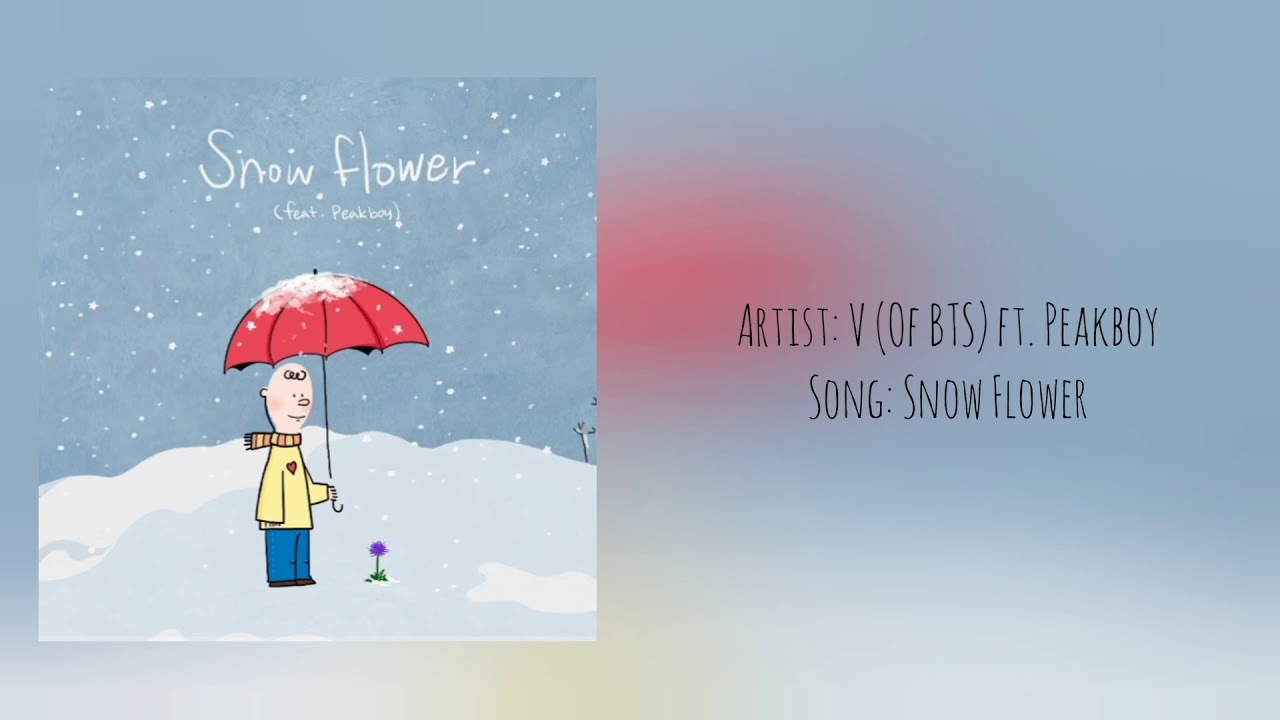 BTS V (ft.Peakboy) 'Snow Flower' Ringtone Download 👇 YouTube