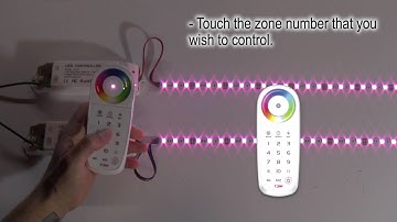 Color Wheel RGB 10 Zone Controller for 5-24VDC LED Lights - EcolocityLED.com