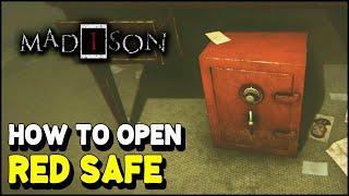 Madison How to open RED SAFE Green Safe Code
