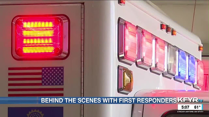 A look at what first responders do behind the scenes