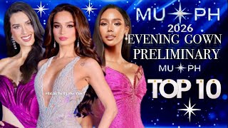 Miss Universe Philippines 2026 Evening Gown Preliminary