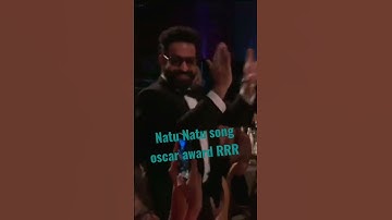 Thumbnail of Natu Natu song @Oscar award #MM keeravani winner RRR ......best moments# in RRR team