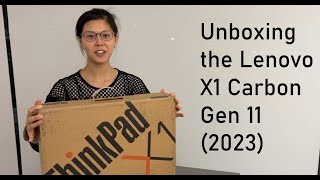 Unboxing the Lenovo X1 Carbon Gen 11 (2023)