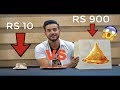 RS 900 KA SAMOSA 😱?!!RS 10 VS RS 900 SAMOSA 😱!!!