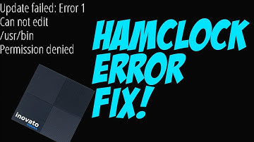 Fix Hamclock Update Error - /usr/bin Permission Denied