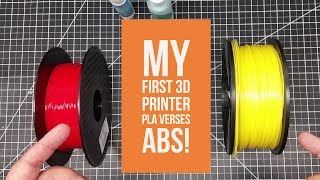 My First 3D Printer - PLA verses ABS Which One!