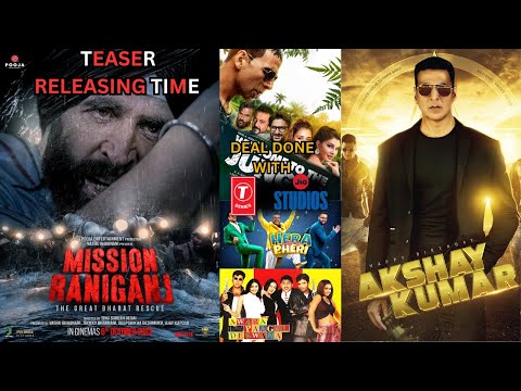 MISSION RANIGANJ TEASER RELEASE TIME | HERAPHERI3 &amp; WELCOME 3 DEAL WITH JIO STUDIO |AP2 WITH TSERIES