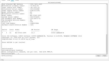 Changing the host name  in Cisco switch using Cisco Packet tracer.
