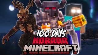 100 Days of Horror Minecraft [FULL MOVIE]