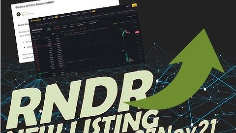 #RNDR List On Binance Ex. I Render Growth I Market Cap With Total Supply I Top ALT Coins I Profit