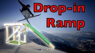 How to build a ski / snowboard drop in ramp