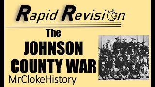 GCSE History Rapid Revision: The Johnson County War 1892