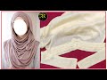 Criss cross hijab cutting and stitching #rqfashionqueen #crisscrosshijab #capcuttingandstitching