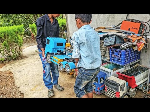 RC Construction Vehicles Working in Mud! RC Excavator & Dump Truck Action