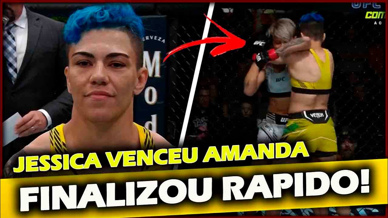 JESSICA ANDRADE FINALIZOU AMANDA LEMOS EM PÉ (RESULTADOS UFC VEGAS)