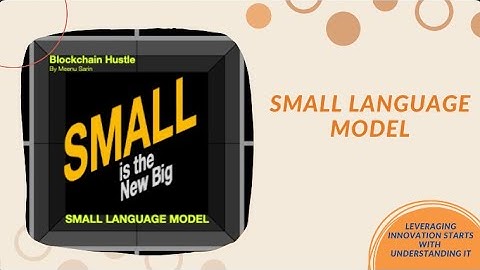Small Language Models - Small is the New Big