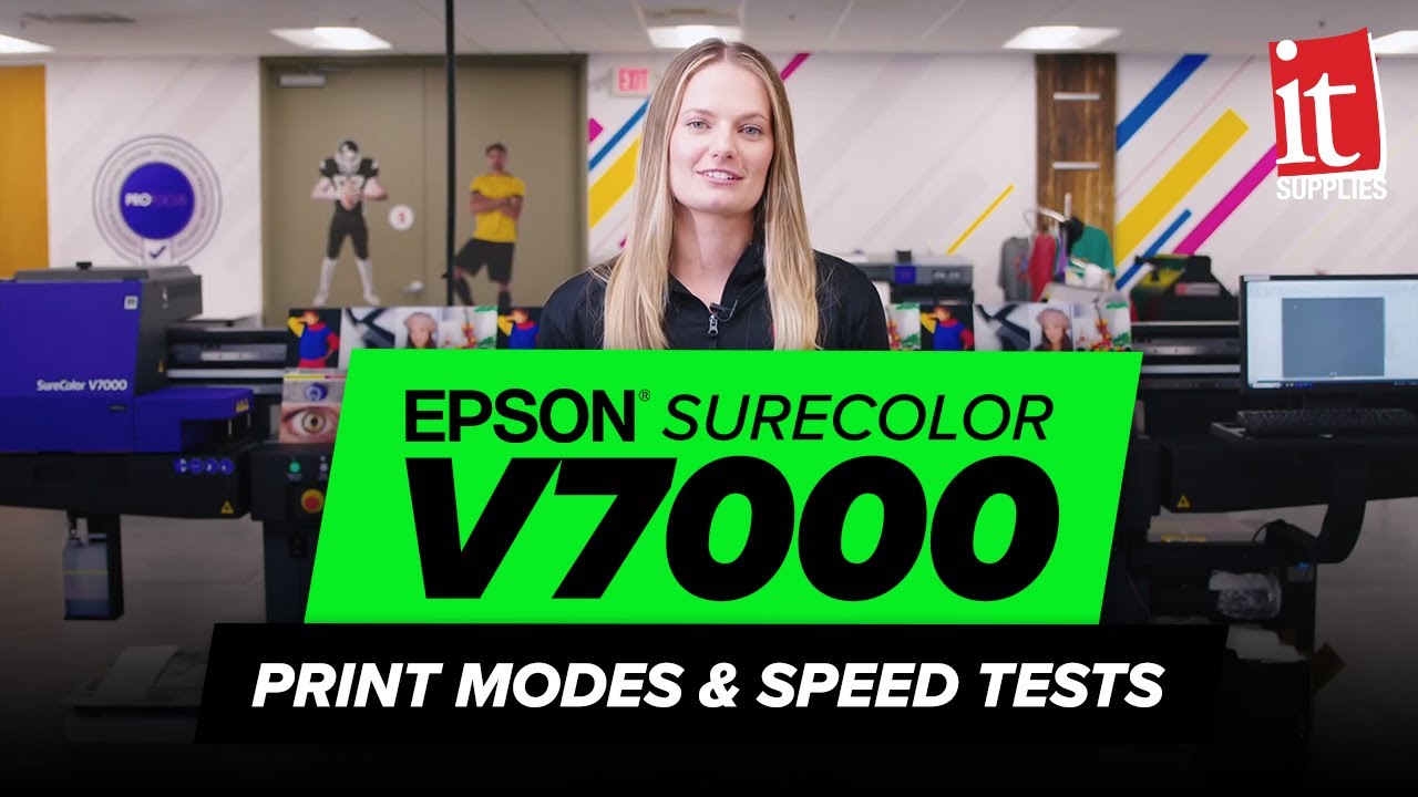 EPSON SureColor V7000 Print Modes & Speed Tests