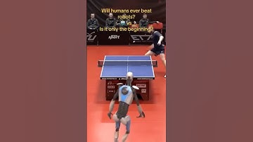 AI ROBOTS taking over ping pong 🤖👀#robot #ai #shorts