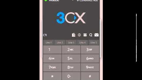 3CX Scheduled Conference Call Demo