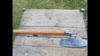 Vintage Axe Restoration - 2. An Old German Hewing Axe