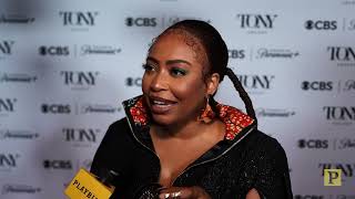 Tony Honoree Nikiya Mathis Chats with Playbill After Being Awarded Her Tony Honor