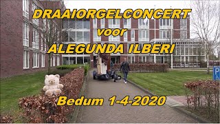 Bedum. Draaiorgelconcert Voor Alegunda Ilberi.
