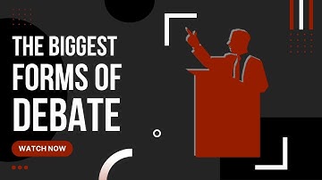 Intro to Highschool Debate | Types of Debate