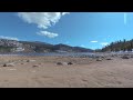 Nature Escape Lake Dillion Shore Beach Rocky Mountains VR180 VR 180 Virtual Reality Travel Sun Snow