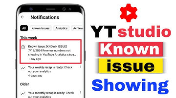 [KNOWN ISSUE] 7/12/2024 Revenue numbers not showing in YouTube Analytics since July 10