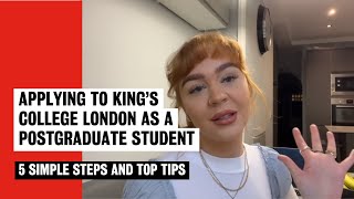 Postgraduate Applications 101 | King's College London