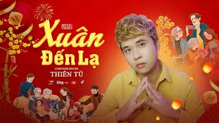 XUÂN ĐẾN LẠ - THIÊN TÚ - Nhìn mưa rơi rơi nhẹ rơi mà lòng chơi vơi | Nhớ năm trước ta chúc nhau năm