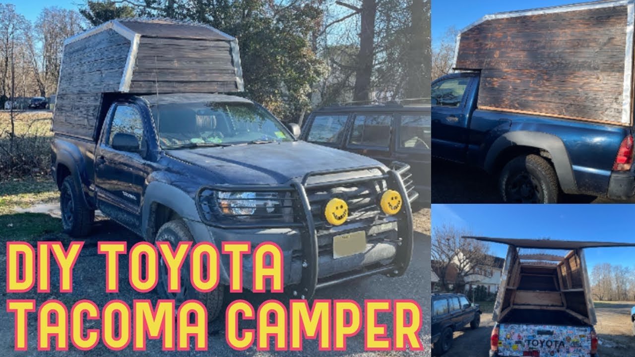 DIY TOYOTA TACOMA CAMPER BUILD IN 5 MINUTES - YouTube