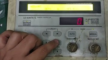 Repair Tension Controller LE-40MTA-E | No Display | JESS TECHNOLOGY MALAYSIA