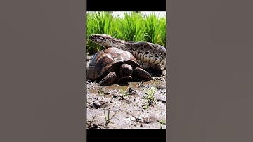 Python vs Turtle! 🐍🐢 #shorts