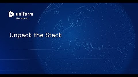 Unpack the Stack w/ Harshil from Contentful