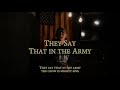 They Say That in the Army (Military Cadence) | Official Lyric Video