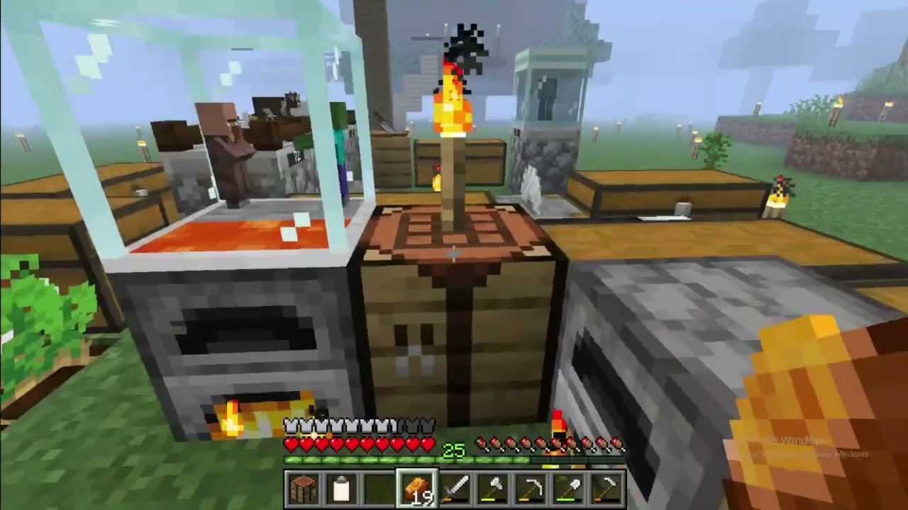 Finishing the warehouse, fishing and upgrading the builder once more S4 Ep 8 Minecolonies