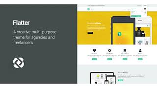 Flatter - Multi-Purpose Theme for Your Creativity | Themeforest Website Templates and Themes screenshot 2