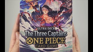 The Three Captains Starter Deck 10 - One Piece TCG ST10 English - Unboxing and Card Reveal