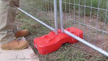 Step-by-Step: Installing Temporary Fencing on Site