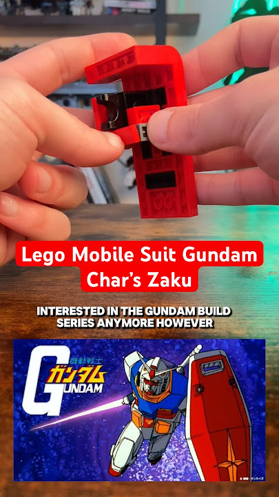 UPGRADING The Perfect Lego Char’s Zaku (Mobile Suit Gundam) #lego #gundam