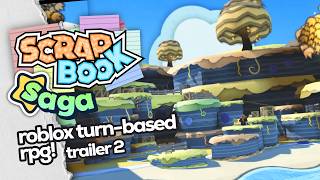 Scrapbook Saga TRAILER 2 | Paper Mario Inspired RPG on Roblox screenshot 5