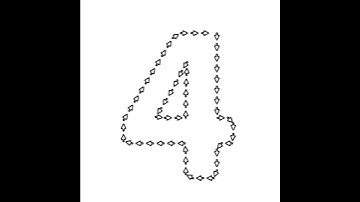 Arrows on the numbers. Draw by openFrameworks