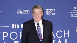 Celebrity Stephen Fry knighted by King Charles at Windsor Castle Profile